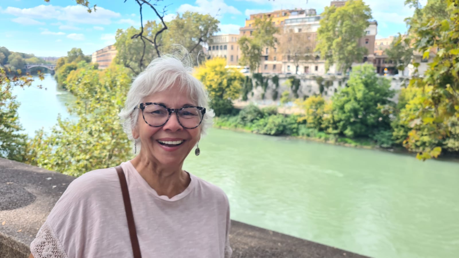 passeio pelas margens do rio Tibre